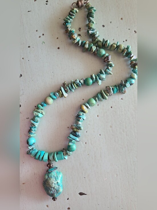 Jewelry - Turquoise Beaded Statement Necklace - Women Jewelry
